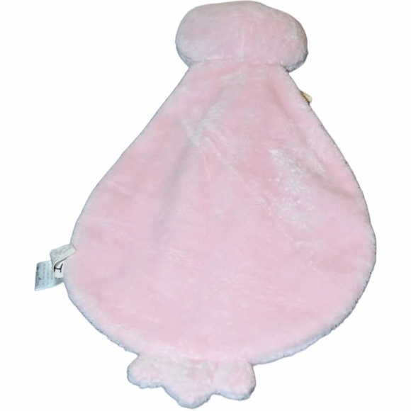 BABY Aspen Owl Lovey Security Blanket Plush HTF Pink Gray Chevron Rattle Baby To - Picture 8 of 13